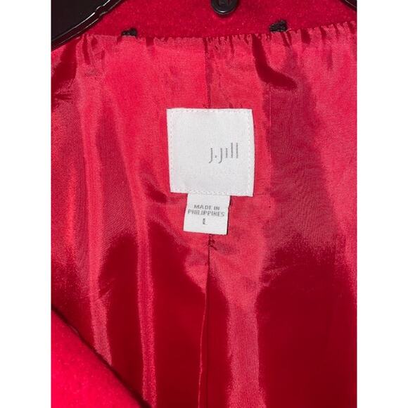 J. Jill Car Coat (Nylon and Wool blend) Sz L EUC - Picture 2 of 2